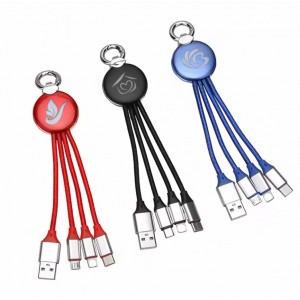 LOGO lighting 3 in 1 charging cable
