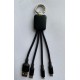 LOGO lighting 3 in 1 charging cable
