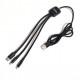 LOGO lighting 3 in 1 charging cable