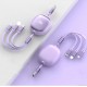 3 in 1 Retractable Fast Charging Cable 