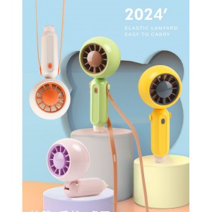 TW-704 Portable Mini Fan with Lanyard and Nightlight