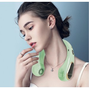 TW-717 Digital Display Neck Fan with colorful light